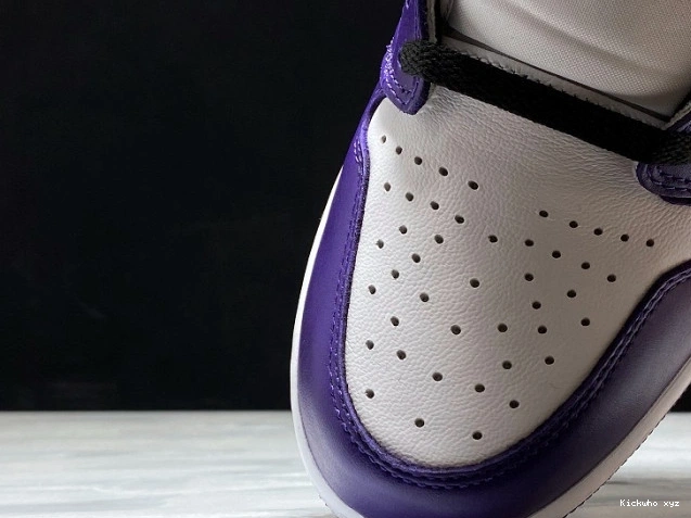 Purple Jordan 1 Court OG High Air 555088-500 0821